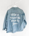 What a Friend In Jesus Denim Jacket