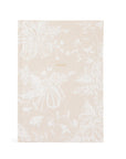 Notebook with floral pattern on beige cover