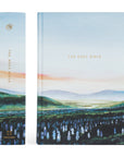 Two books with a landscape design on the cover, featuring mountains and trees, on a white background.