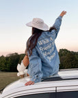 What a Friend In Jesus Denim Jacket