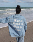 What a Friend In Jesus Denim Jacket