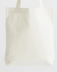 Beige tote bag on a white background