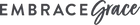 Text 'Embrace Grace' in a decorative font on a white background