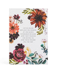 Floral design with text on a white background