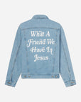 What a Friend In Jesus Denim Jacket