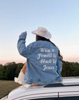 What a Friend In Jesus Denim Jacket